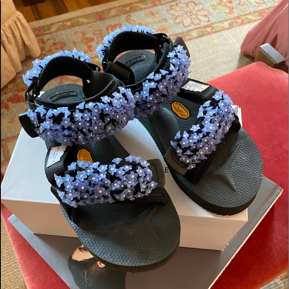 Cecilie Bahnsen beaded Suicoke sandals 37